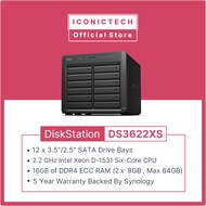Synology DiskStation DS3622xs+ 12-Bay NAS Enclosure or RS3618XS