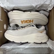 HOKA ONE ONE Bondi 8 城市 跑步鞋 米白色