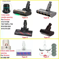 1.2cm wide needle spacing Brush Head For Dreame V12 V11SE T20 T30 R10 R30 S10 Z10 Vacuum Cleaner, 0.