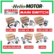 YAMAHA MAIN SWITCH RUMAH KUNCI LC135 V1-V8 FI Y15 SRL115 FI Y125ZR Y125Z SRL110 SRL110Z LAGENDA SUIS