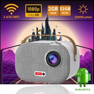 Q1 MAX Mini Projector 4K Android 9.0 Full HD 1080P 10000 Lumens Smart Wifi 2+32G LED Video Portable Projector Home Theater