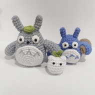 GANTUNGAN Ghibli Series Amigurumi Ghibli Studio Knitted Doll/ Amigurumi Knitted Keychain Studio Ghib
