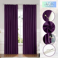 Acasia.curtain - Iris Hook/Eyelet Blackout Curtain - Code 10 (170cm-400cm)