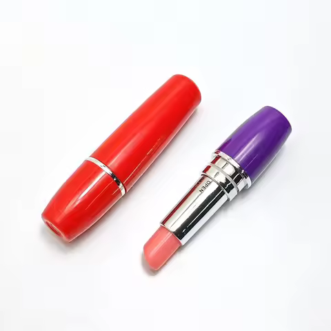 Discreet Lipstick Vibrator Clitoris Stimulator G-spot Massage Quiet Adult Toys