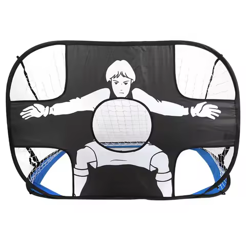 Flat Wire Kids Soccer Goal Post Net Soccer Training Net 210D Oxford Cloth Football Goal Post Net Lig