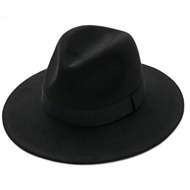 [COD]Fedora Hat Costom Logo2022 ฤดูใบไม้ร่วงและฤดูหนาวหมวกปีกแบนหมวกแจ๊สชายหญิง Christmas Gift