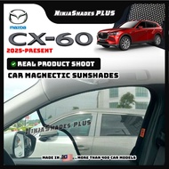 NinjaShades PLUS Mazda CX-60 CX60 2025-Present [6PCS/SET] Magnetic Car Sunshades PREMIUM Quality