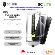 (SG) SCLite Dust Free Tempered Glass Screen Protector for iPhone 17 Pro Max /17Pro/ 16Pro Max / 15PM