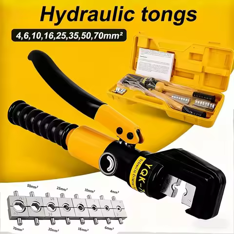 4-70mm² Hydraulic Crimping Pliers YQK-70 Pressure 8T Home Hydraulic Tools Hydraulic Pliers DIY Cable