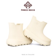 Marco Rocco รองเท้าบูทแฟชั่น EVA กันฝน กันน้ำ กันลื่น รองเท้าบูทกันฝนสำหรับผู้หญิงผู้ชาย MR8024