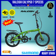 [MFB] 20" Raleigh Calypso Folding Bike Shimano (7 Speed) Basikal Lipat Raleigh