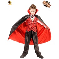 Vampire Costume for kids Boy Vampire cosplay Horror Halloween Costume for kids Masquerade Costume 万圣