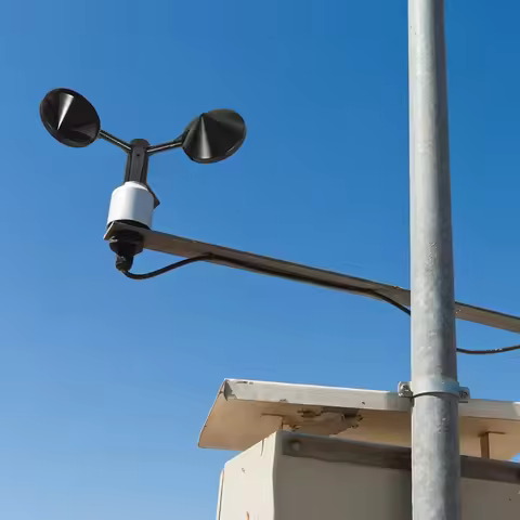 Anemometer Wind-Speed Monitoring Sensor Wind 3-Cup Wind Sensor Wind Speed Wind Direction Sensor Anem