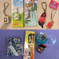 八樣）手機吊飾 背包吊飾 +和風便條紙、日本娃娃書籤、日本新年便當扭蛋