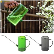 LONTIME 1Pcs Watering Can, 1L/1.5L Large Capacity Watering Kettle, Removable Long Spout Measurable Long Mouth Gardening Watering Bottle Home Office Outdoor Garden Lawn