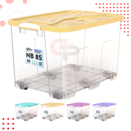 NOBU Container Box 85 Liter + 6 Roda