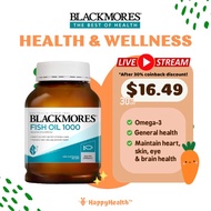 [Authorised Store] - Blackmores Original Fish Oil 1000Mg 400S [HappyHealth]