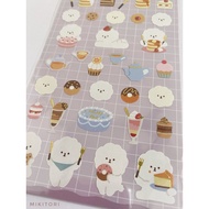 Mind Wave Japan Calm Days Animal Sticker Bichon Friese Journal Scrapbook Decoration
