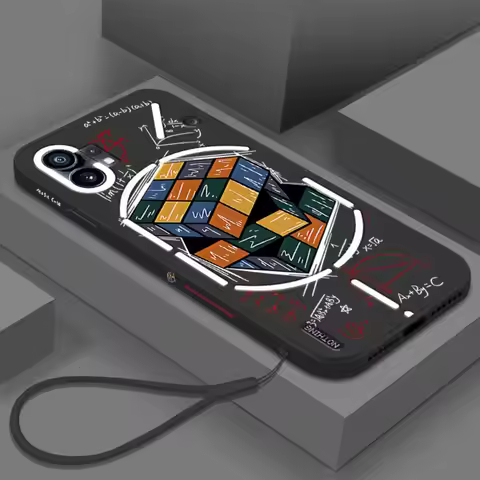 Original Liquid Silicone Straight Edge Fashion Phone Case for Nothing Phone 2 Case Nothing Phone2 Dr