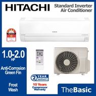 HITACHI 1.0HP/1.5HP/2.0HP AirCond R32 Standard Inverter Series Air Conditioner (RAS-XH10CKM / RAS-XH
