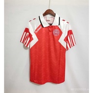 【Retro SSS+】1992 Denmark High Quality Retro Home Football Jersey Personalized LAUDRUP