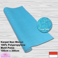 Karpet non woven lantai brudu bludru polos alas kasur duduk masjid mesjid mushola pameran panggung 1