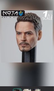 Shf 1/12 ironman tony 頭雕 nota studio 方大頭