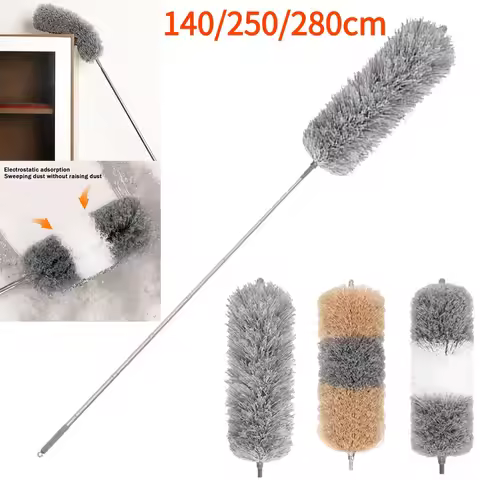 Microfiber Duster Extendable Duster Cleaner Brush Telescopic Catcher Mites Gap Dust Removal Dusters