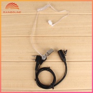 2 Pin Walkie Talkie Earpiece Headset Multifunctional PTT Mic Earphone Walkie Talkie Headset Privacy 