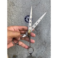 STAINLESS STEEL 8" ICE TEMPERED BARBER SCISSOR ELEGANT DESIGN