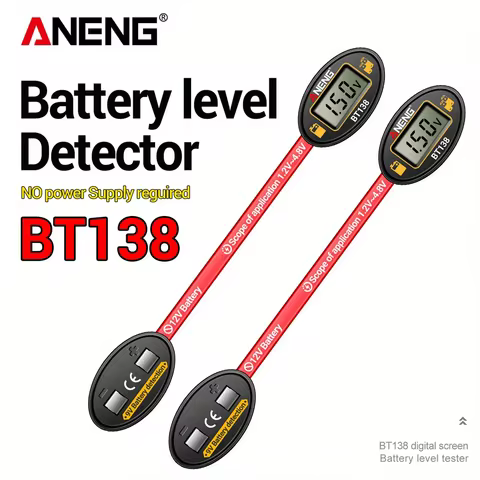 ANENG Digial Battery Testers Level Detector C D AA AAA Button Cell LithiumTest Portable Screen Displ