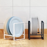 Plate Holders Organizer Upright Metal Dish Storage Dying Rack for Kitchen Counter Cabinet/ rak pingg
