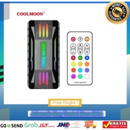 COOLMOON PWM fan controller argb 4pin pwm 5v3pin sync motherboard