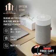 Blueair Blue Pure Mini Max Air Purifier – Covers 432ft² | Genuine Particle + Carbon | 99.97% Dust & 
