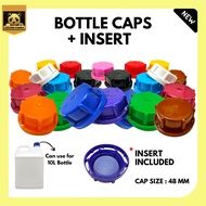 [CAP ONLY] Bottle Cap With Insert/Penutup Botol 10 Liter/48MM Bottle Cap With Inner/Bottle Caps Inner