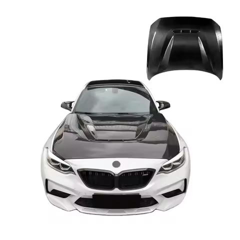 Carbon Hood for M2/F87 F22 F20 CS Style 2014+ Engine Cover Carbon Fiber Car Hood Bonnet Cover