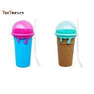 Slushy Maker Cup Slushie Cup Magics Freeze Squeeze Ice Cup Summer Smoothies Slushie Cups Ice Cream Maker for Home