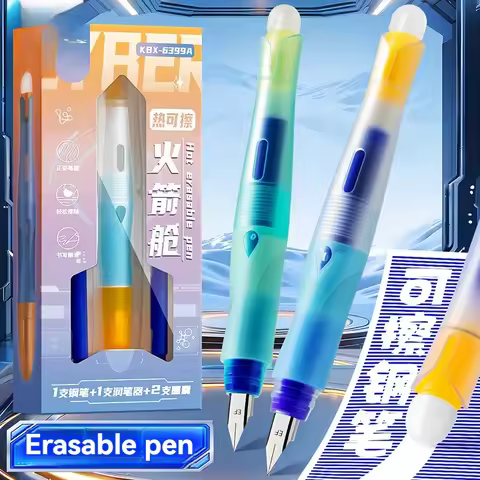 1PC Gel Pen Hot Eraser Beginner Replaceable Ink Bag Sports Pen School Calligraphy Gel Pen Erasable P