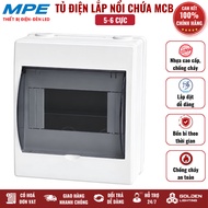 6-way MPE surface-mounted electrical cabinet DB box