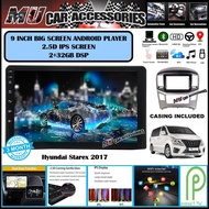 (2RAM 32GB DSP IPS SCREEN) Hyundai Starex 2017 9" Inch Android 9 GPS OEM Plug & Play 2 DIN/Double Di