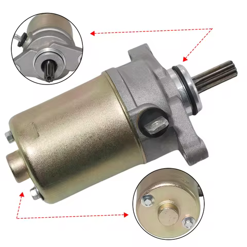Starter Motor For Yamaha YA100 Grand Axis 100 YN100 NEO'S 100 YW100 BW'S 100 YQ100 Aerox MBK YQ100 N