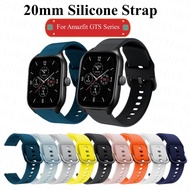 Silicone Watch Strap For Amazfit Bip 3/3 Pro GTS 4 3 GTS 4 Mini 2 Mini 20mm Strap Bip U/S Pro 20mm S