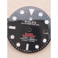 Black Water Ghost Dial blaken Modified Dial Red Ghost Dial Dial Suitable for 8215/2813 Movement