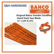 BAHCO SAW BLADE ORIGINAL SANDFLEX Hand Hack Saw Blade 24T Gergaji refillable