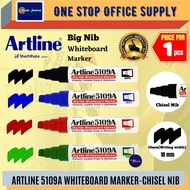 Artline 5109A Whiteboard Marker Pen / Big Nib Marker Pen / White board Marker / Chisel Point / 5109A