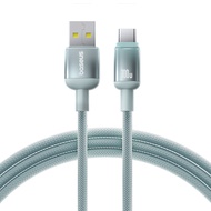 Baseus Discolor 100W Fast Charge Cable USB-A to USB-C Super Durable 10K Bends Braided Nylon PD Compa