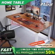 ATOUR Computer Table Desk, 140/120/100/80cm Home Study Desk, Company Office Table
