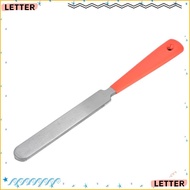 LETTER Guitar Fret File, ​Stainless Steel​ Fret Maintenance​ ​Fret Crowning File​, ​Guitar File Tool