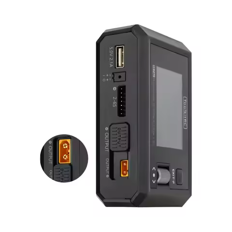 NEW ToolkitRC M7AC AC 100W / DC 300W Input XT60 XT30 Output 2-6S Lipo Battery Balance Charger for Mo