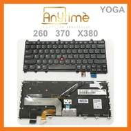 Lenovo IBM YOGA X380 Keyboard 260 YOGA260S YOGA 370 X380 S1 2nd Generation backlight laptop keyboard